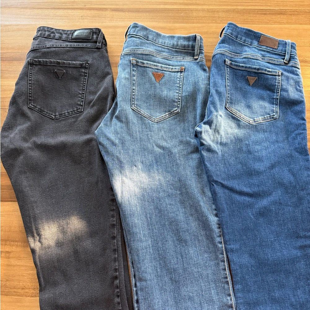 Guess Jeans Trio in Black and Blue size 32